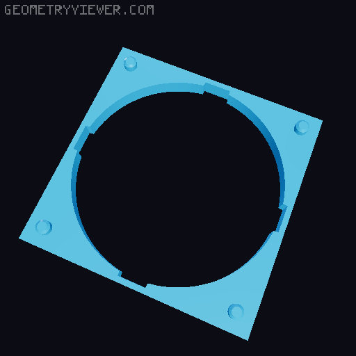 Butterfly Damper / VCD / Shiber 3D model thumbnail