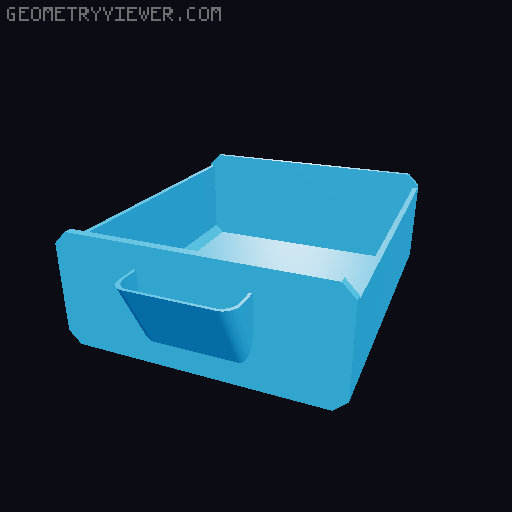 Modular Organizer 3D model thumbnail