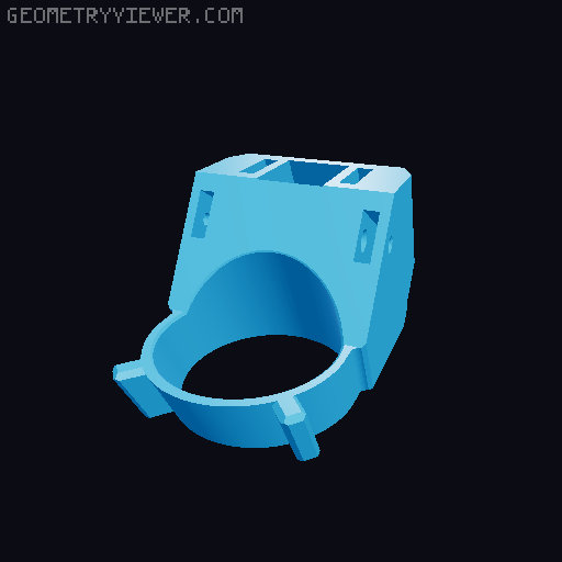 Yeethammer 36/40mm tube (Metric) 3D model thumbnail