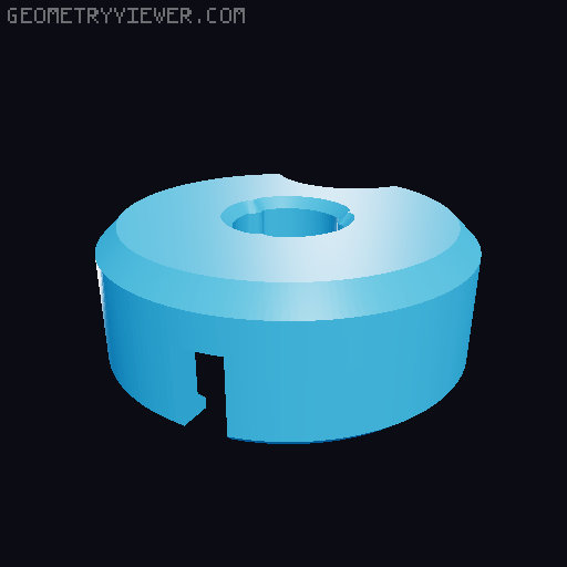 Bambu Lab Over-Engineered AMS Feeding Funnel Cover 3D model thumbnail