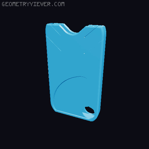 Cascade Wallet V2 (Assemble after printing) 3D model thumbnail