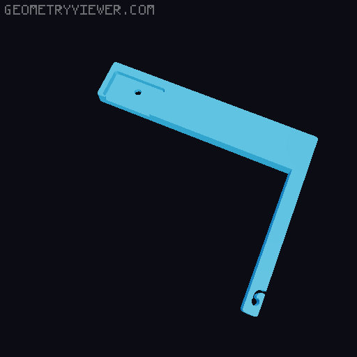 Hanging Spool Holder 3D model thumbnail