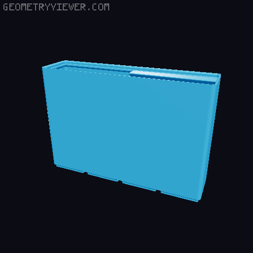 Gridfinity cups height 16 (116mm) collection 3D model thumbnail