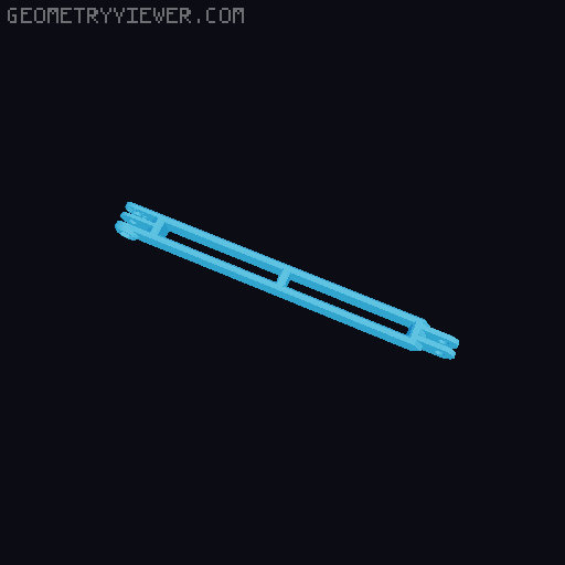 Anti-droop detented arms for Modular Mounting System 3D model thumbnail
