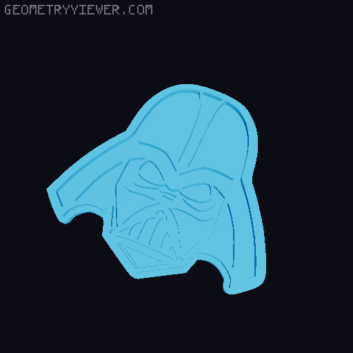 Star Wars - cookie cutter set 3D model thumbnail