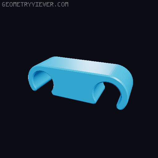Watercooling / Radiator hose clamps 3D model thumbnail