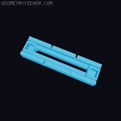AMS Stand with brace mod 3D model thumbnail