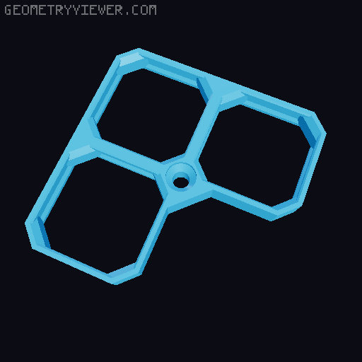 openGrid Triangular Tiles (2x2 - 12x12) 3D model thumbnail