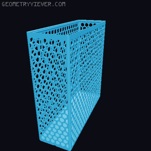 Gridfinity Hex Bins all sizes 3D model thumbnail