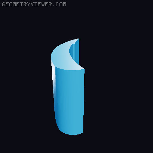Front and Rear Extension Parts for 355ml Cans 3D model thumbnail