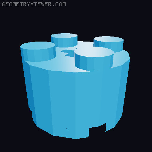 Lego Bricks 3D model thumbnail