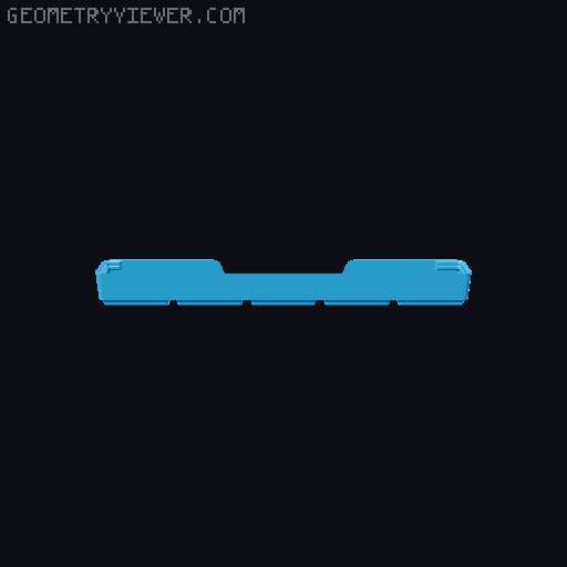 Gridfinity wall cutout collection 3D model thumbnail