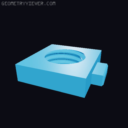 DDD Printable Wall Control System 3D model thumbnail