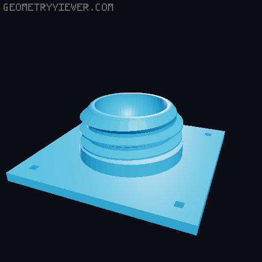 EUFY SoloCam S220 Bottom Mount 3D model thumbnail