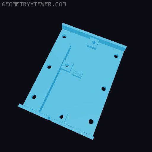 Fast Shaker and Snubber Board Heat Press Brackets (1313, 0881, 0882) 3D model thumbnail