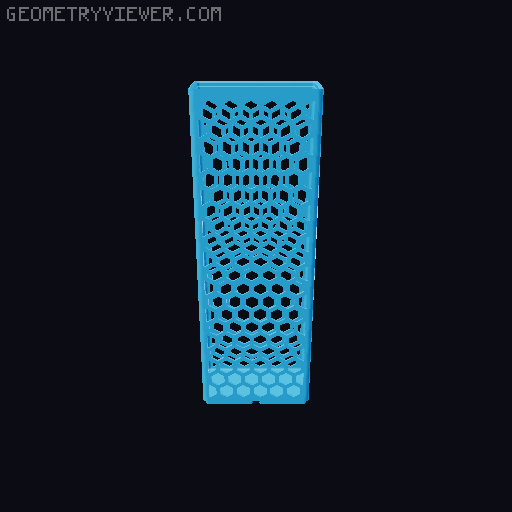 Gridfinity Hex Bins all sizes 3D model thumbnail