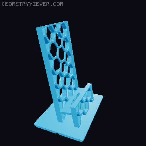 Gridfinity Headboard Organizers 3D model thumbnail