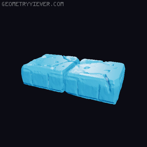 BlokCraft Dungeons! Base Set 3D model thumbnail