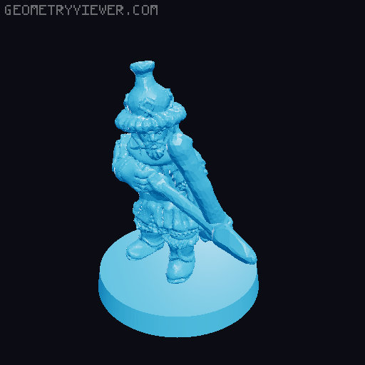 Lake-Town Archers 10mm Scale 3D model thumbnail