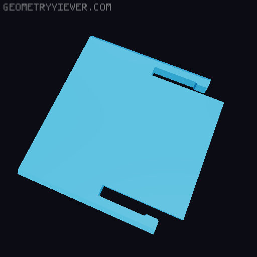 E3DBuggy Modular Shelf 3D model thumbnail