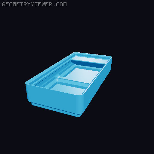 Gridfinity cups height 2 (18mm) collection 3D model thumbnail