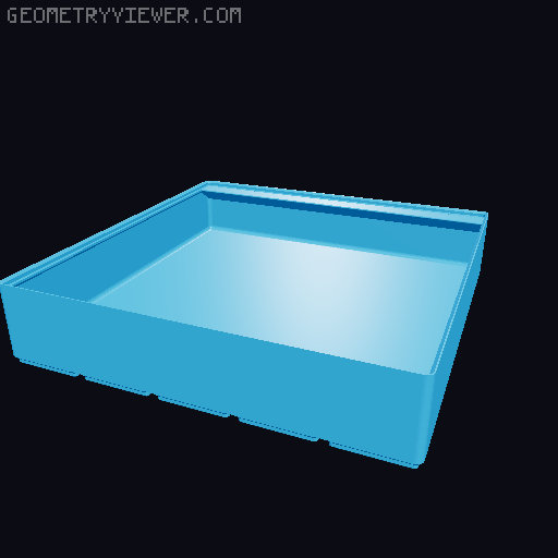 Gridfinity cups height 6 (46mm) collection 3D model thumbnail