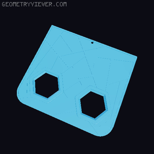 The Filter (Nevermore-like filter) remixed mount 3D model thumbnail