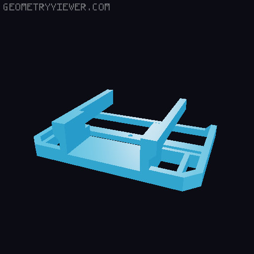 3D Printed RC Forklift - DIY 3D model thumbnail