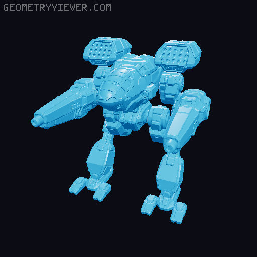 pANTHER MECH 3D model thumbnail