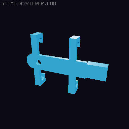 Webcam/Phone support for Prusa Enclosure 3D model thumbnail