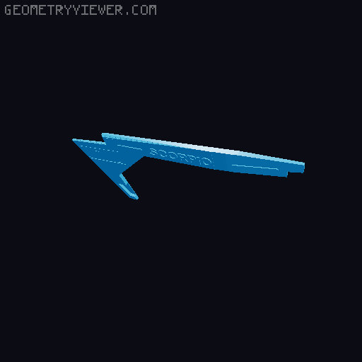 Morrigan Class from the Expanse 3D model thumbnail