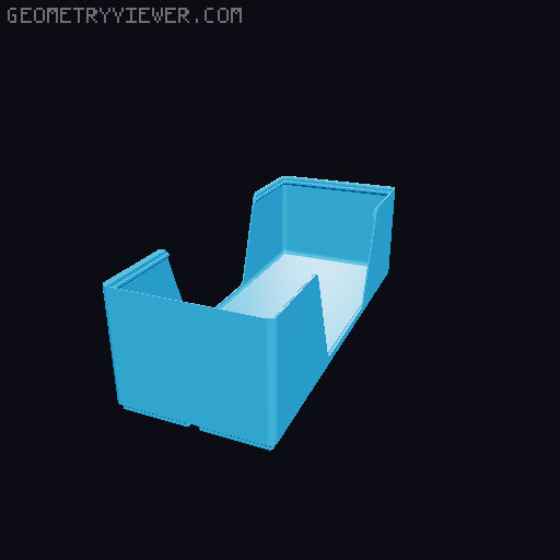 Gridfinity wall cutout collection 3D model thumbnail