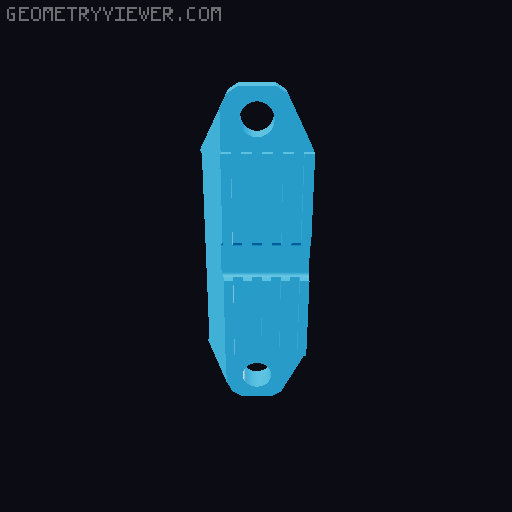 EVA 3.0 front universal with all belts in the front 3D model thumbnail