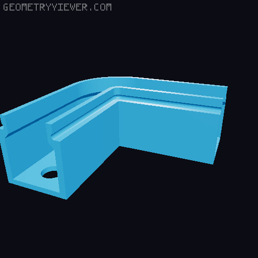 Cable Duct Parametric 3D model thumbnail
