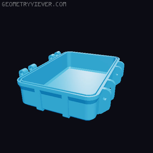 UNO Card Box - 20mm M3 3D model thumbnail