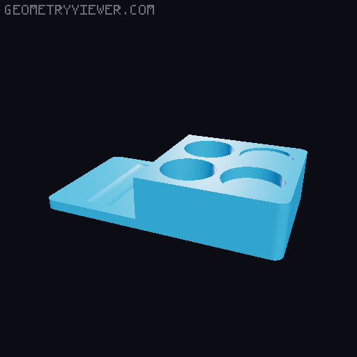 Flextail Case 3D model thumbnail