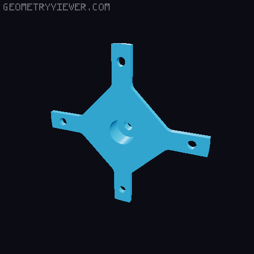 CAD mouse / Spacemouse using Hall Effect Sensors 3D model thumbnail