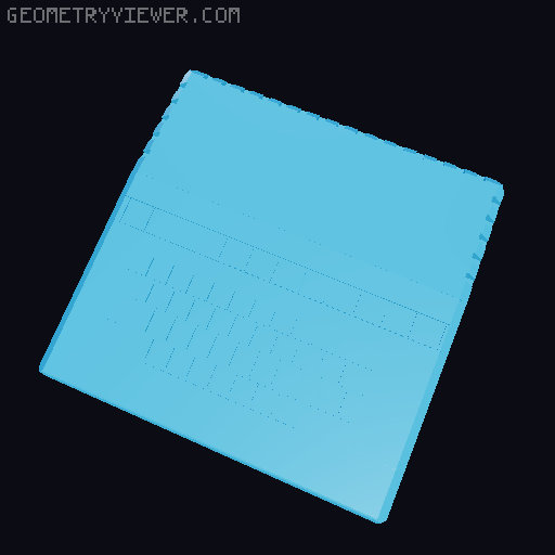 Keychain Dongles Atari XL Lineup 3D model thumbnail