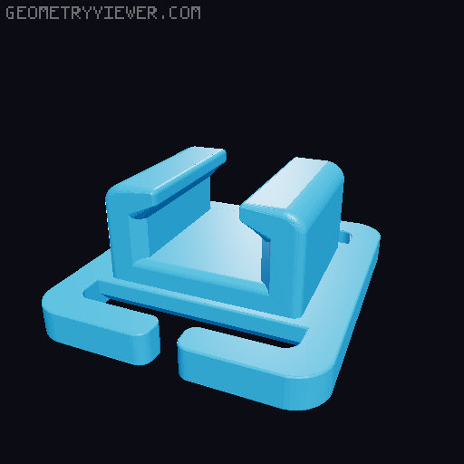 QUICK-CLIP (GEN 3) Reinforced Buckle 3D model thumbnail