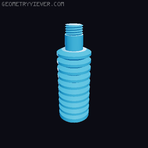 Build Your Own Lightsaber, Parts Collection 1 3D model thumbnail