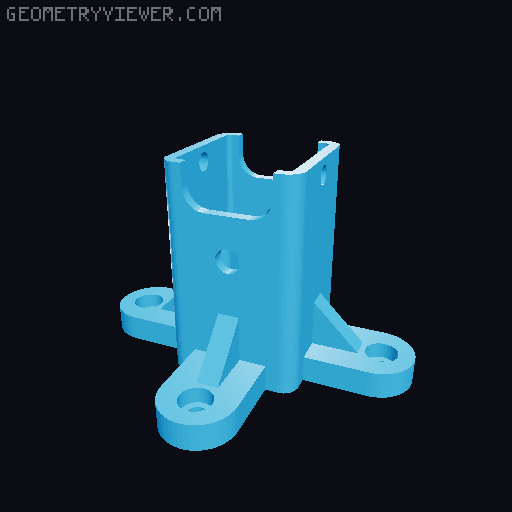 Adafruit Heat insert press without need for heat inserts 3D model thumbnail