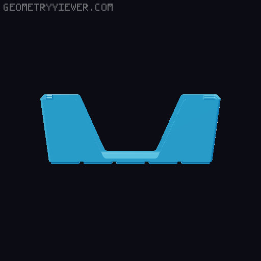 Gridfinity wall cutout collection 3D model thumbnail