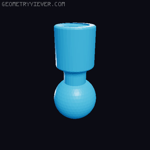 Ball joint 3D model thumbnail