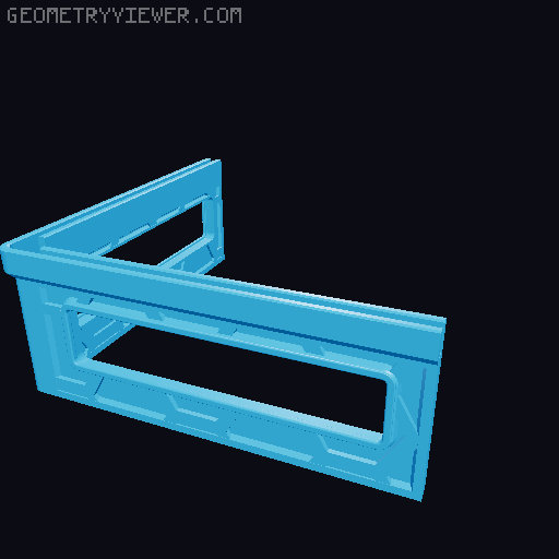 Creality K1 Riser 3D model thumbnail