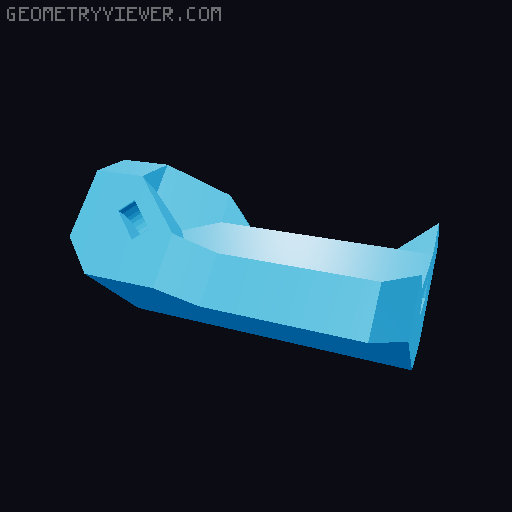 openGrid - Angle connector 3D model thumbnail