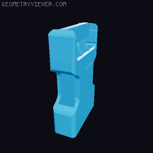 Side Release Buckle 3D model thumbnail