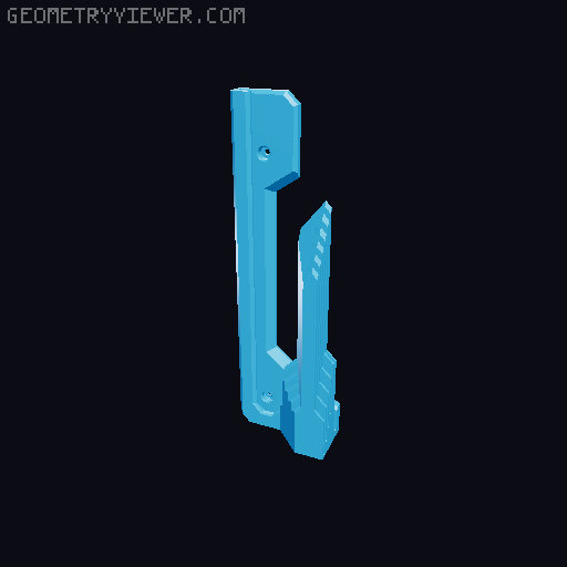 Elegoo Centauri Carbon Lid and plate holder (3 and 5 plate variants). with options of with hinge, without hinge and with mounting point for wifi antenna extension. 3D model thumbnail