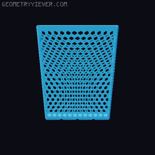 Gridfinity Hex Bins all sizes 3D model thumbnail