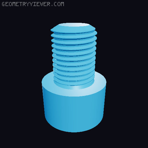 Hundreds of Metric Allen Screws with Cylindrical Head M2 up to M64 3D model thumbnail