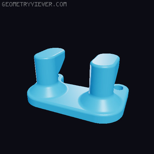Key holder 3D model thumbnail